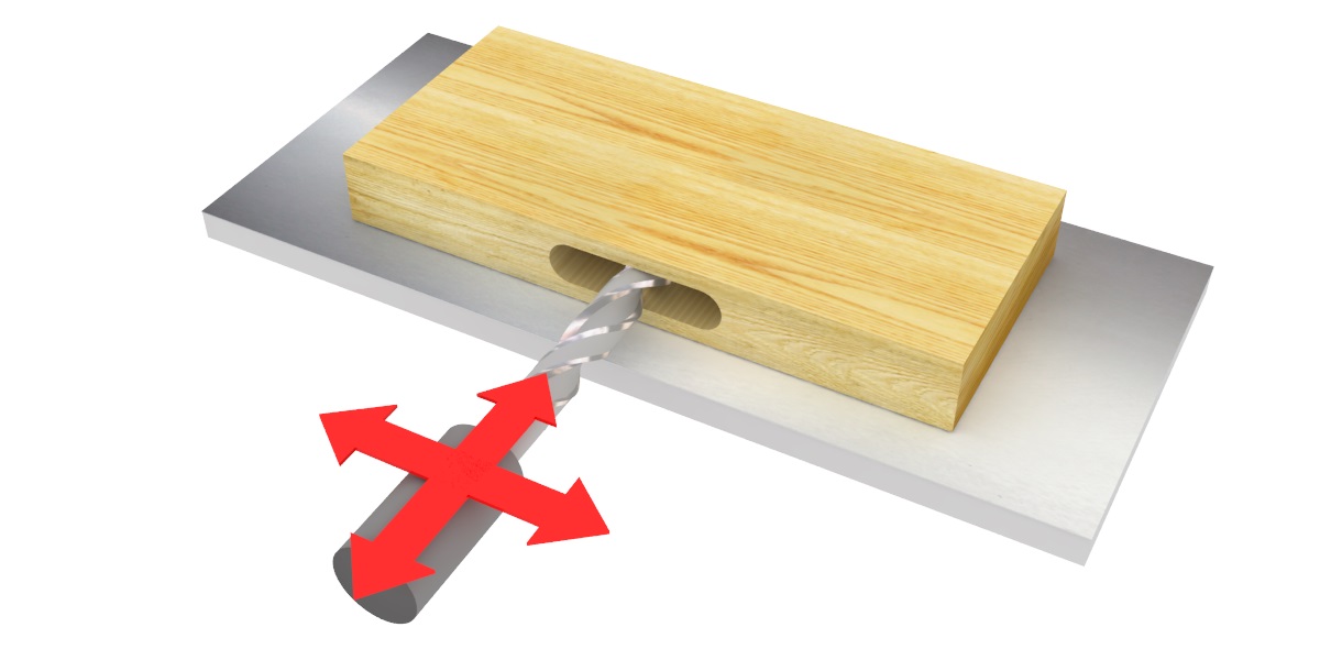 Сверление отверстий и выборка пазов